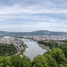 Blick über Linz von der Franz-Josefs-Warte von Thomas Ledl
