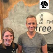 Janina Burandt und Rolf Stökler bei Radio free FM