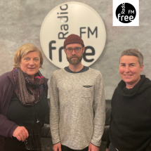 Simon Kaufhol und Ute Brischar bei Radio free FM