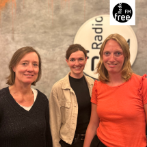 Beate Ehrmann, Laura Gobs, Katharina Lauhöfer bei Radio free FM