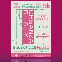 Organza Ray 21.09.2025 im Jazzkeller Sauschdall, Ulm - Artwork by Marin Dziallas/ghostwork.de